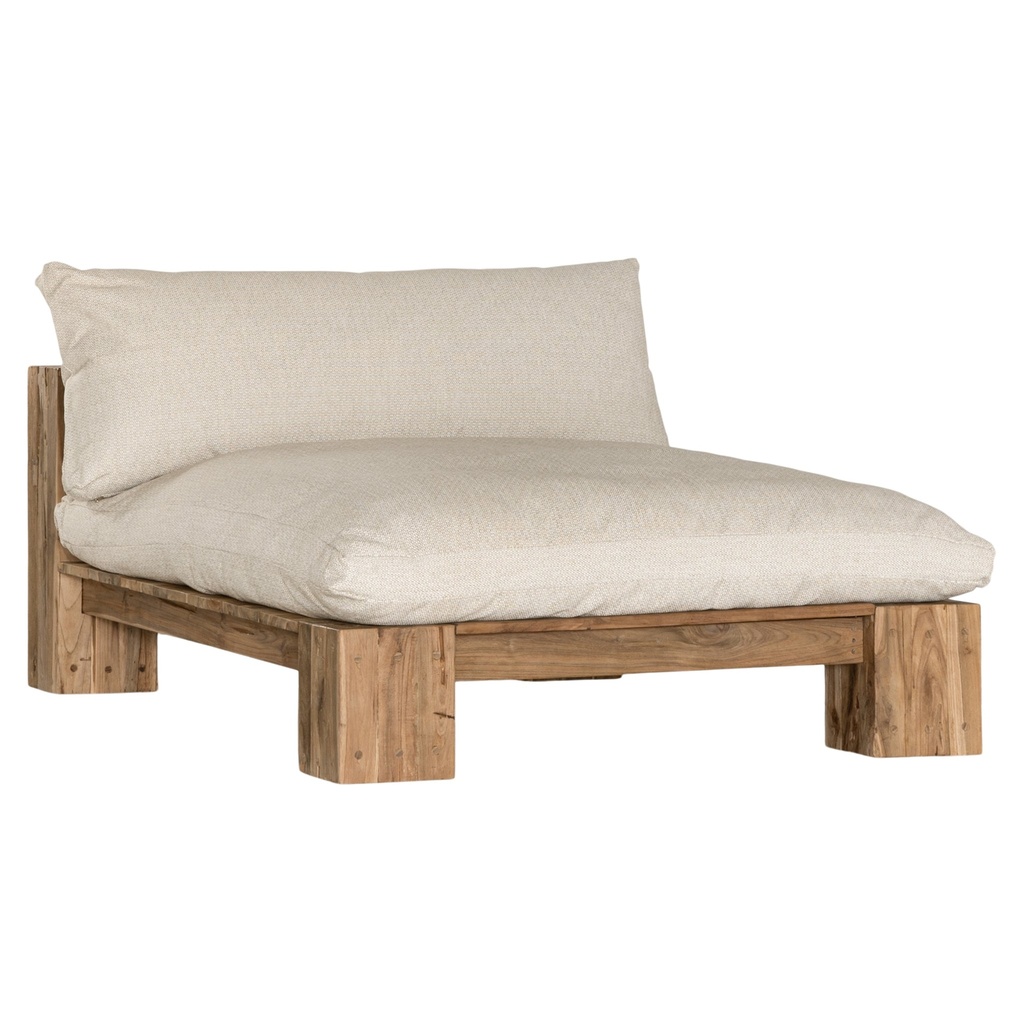 [WC-757N] Simbah Sofa Chaise | Luxury Natural