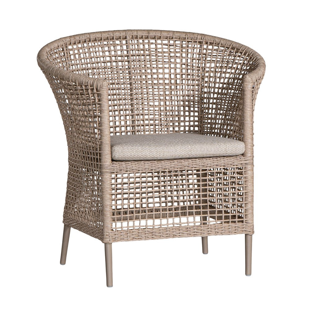 [WC-838NA] Sanctuary Outdoor Dining Chair | Natural