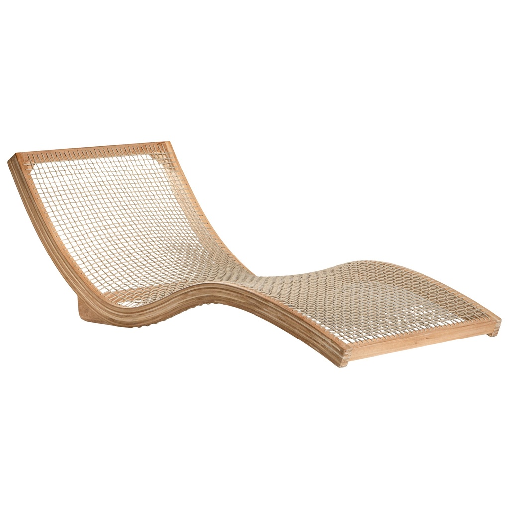 [WC-868N] Corfu Sun Lounger | Natural