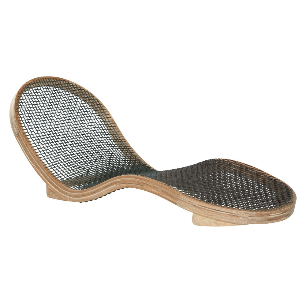 [WC-869C] Corfu Curved Sun Lounger | Charcoal