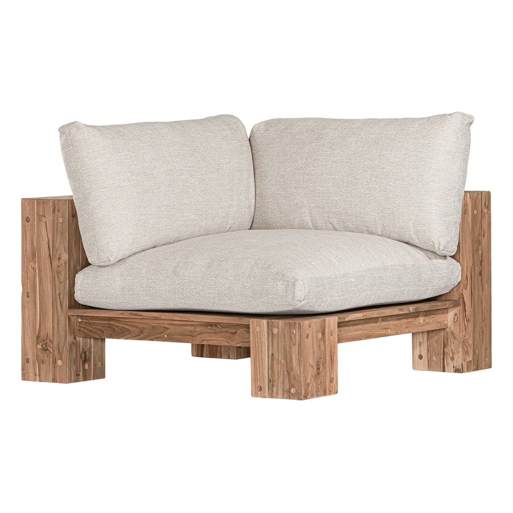 [WC-880N] Simbah Sofa Corner | Luxury Natural