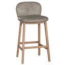 Trulli Barchair | Buffalo Leather | Earthy Grey