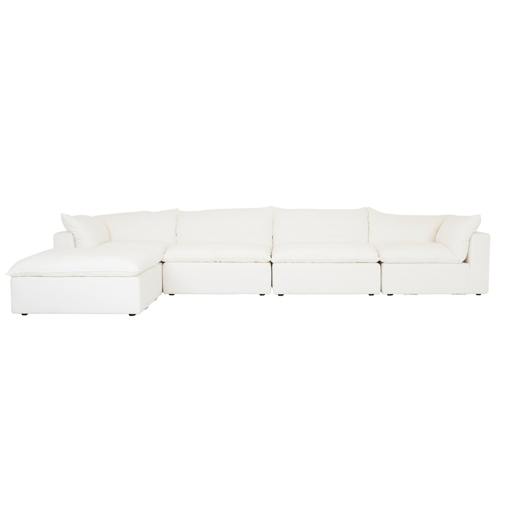 [MADRID-MADRID-RETREAT-DOVE-LINEN-WEAVE] Madrid Retreat Corner Sofa - Dove Linen Weave