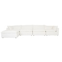 Madrid Retreat Corner Sofa - Dove Linen Weave