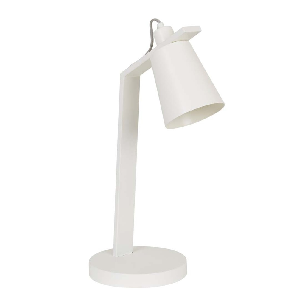 [EASTON-AXEL-DESK-LAMP-MATT-IVORY-LAMP-EASTON-AXE-DSK] Easton Axel Desk Lamp - Matt Ivory