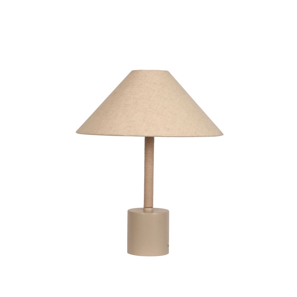 [EASTON-COLLINS-TABLE-LAMP-SHELL-ECRU-LAMP-EASTON-COLL-TBL-ECRU] Easton Collins Table Lamp - Shell - Ecru