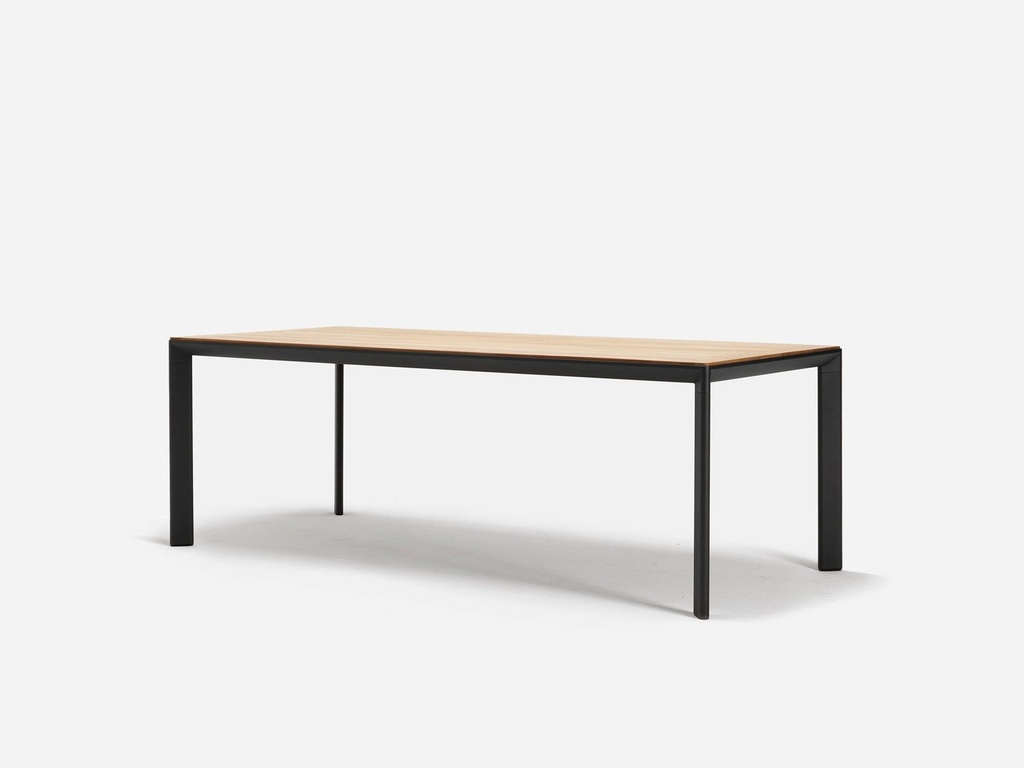 [7623581532388] Addis Teak & Aluminium Table