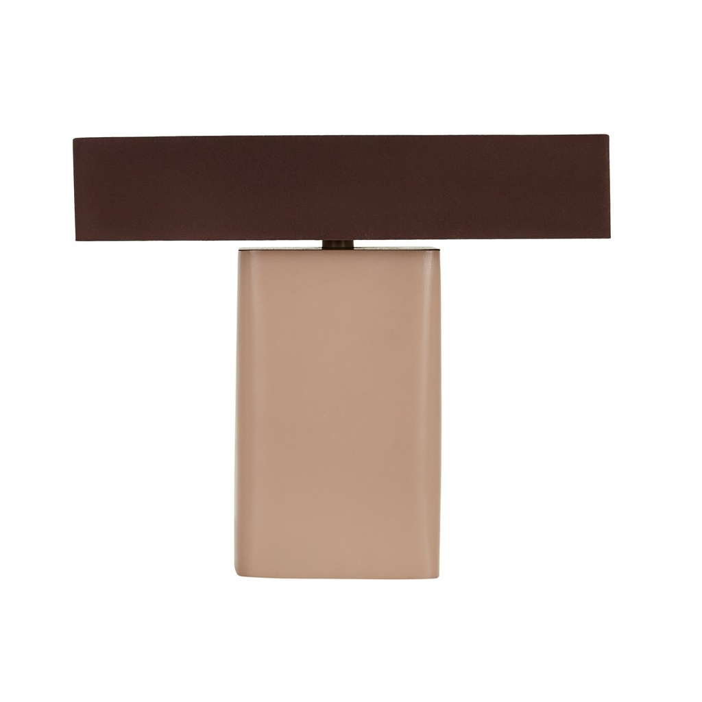 [EASTON-ECHO-TABLE-LAMP-MOCHA-CAROB-LAMP-EASTON-ECHO-TBL-CAROB] Easton Echo Table Lamp - Mocha - Carob