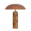 Easton Ellipse Table Lamp - Toffee - Tuscan Marble