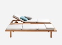 Vis a Vis Loungers Incl. Wheels & Cushions (2)