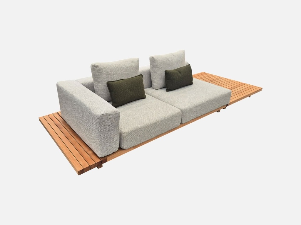 [8738090844388] Vis a Vis Sofa in Knit Silverstone