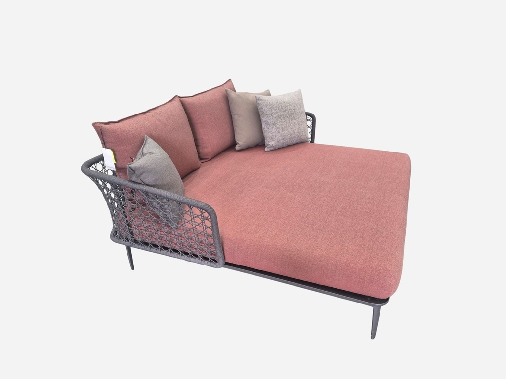 [9170062934244] Aireys Woven Daybed in Merlot Red