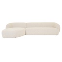 Madrid Slope Left Chaise Sofa Set - Grey Speckle Boucle