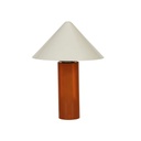 Easton Pinnacle Table Lamp - Russet - Oyster Grey