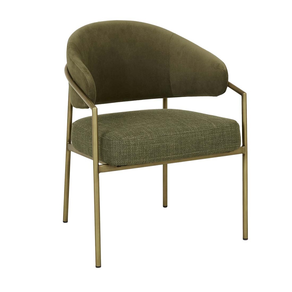 [EDMUND-DINING-ARM-CHAIR-TURTLE-SHELL-LODEN-CH-EDMUND-ARM-LODEN] Edmund Dining Armchair - Turtle Shell - Loden