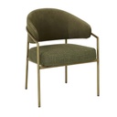 Edmund Dining Armchair - Turtle Shell - Loden