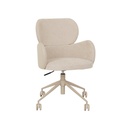 Edwin Office Chair - Almond Milk - Sandstone PU