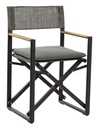 GRACE Deck Chair Anthracite with seat cushion