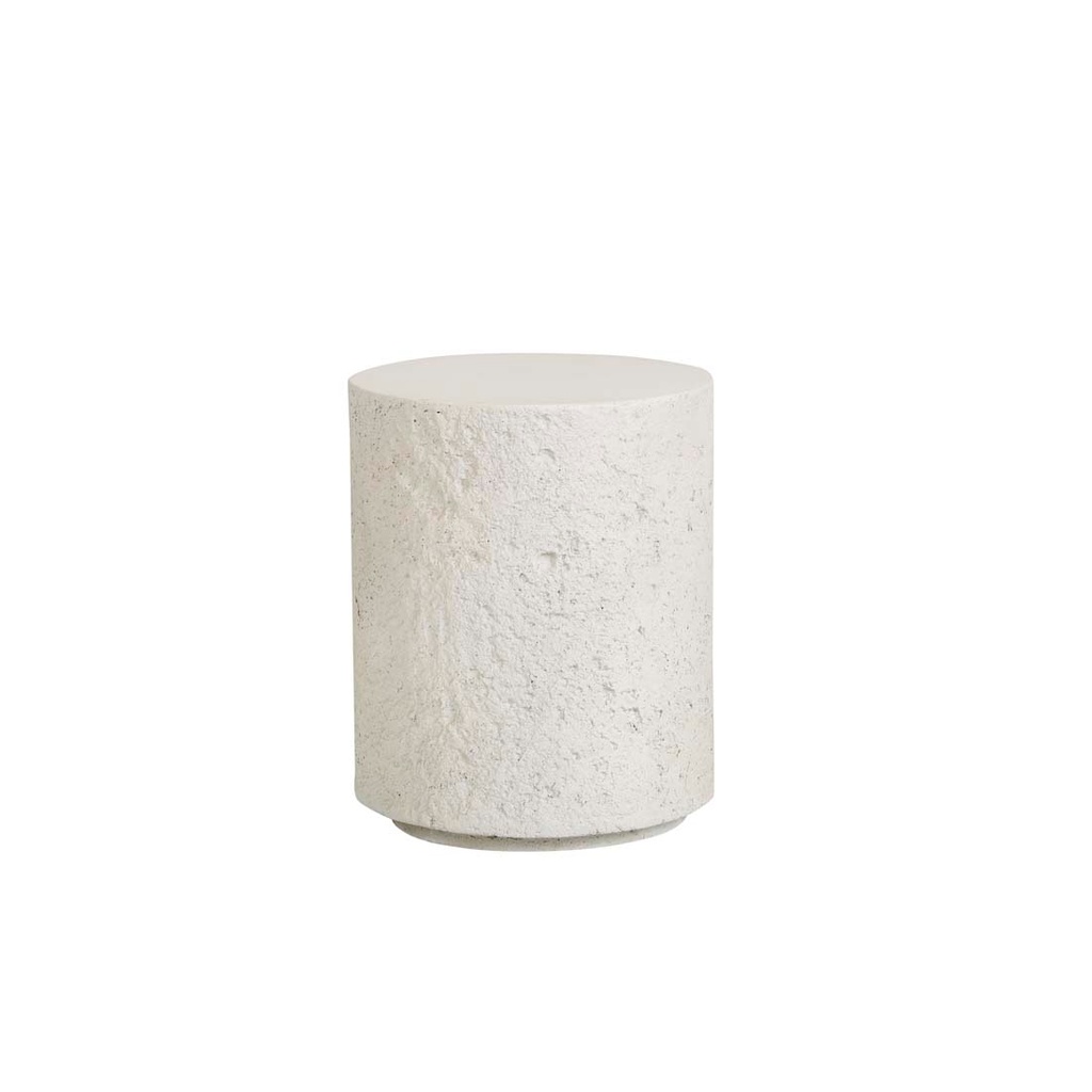 [ELEMENT-EARTH-ROUND-SIDE-TABLES-FOSSIL-LTO-ELEM-EAR-X] Element Earth Round Side Tables - Fossil
