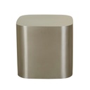 Elle Bend Side Table - Brushed Stainless Steel