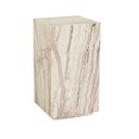 Elle Block Low Plinth - Onyx Travertine