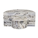 Elle Lune Coffee Table - Natural Ocean Marble