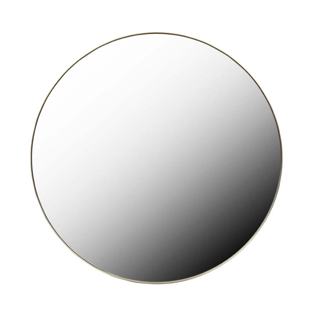 [ELLE-ROUND-MIRRORS-BRUSHED-GOLD-MIR-ELL-RND-X] Elle Round Mirrors - Brushed Gold
