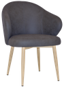 Hugo Metal Arm Chair