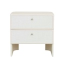 Elodie 2 Drawer Bedside - Shell