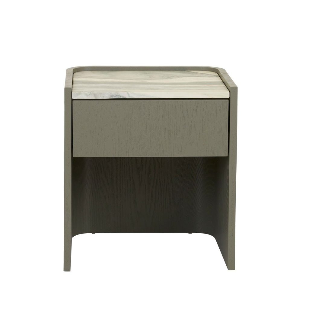 [ELSIE-BEDSIDE-MARINE-MARBLE-THYME-SIDE-ELSIE-X-THYME] Elsie Bedside - Marine Marble - Thyme