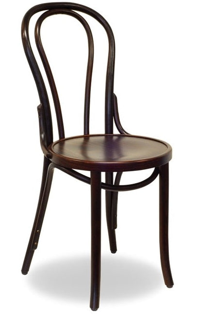 [NF060007 Wenge] In Stock - PAGED A-1842 'Bon Uno' Bentwood Side Chair - Wenge