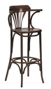PAGED H-5172 'Dublin' Bentwood Arm Bar Stool