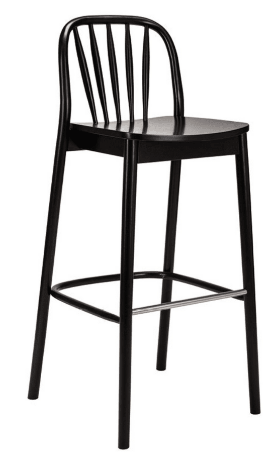 PAGED H-1070 'Aldo' Bentwood Bar Stool