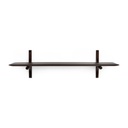 Ethnicraft PI Wall 1 Shelf - Dark Brown Mahogany