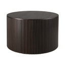 Ethnicraft Roller Max Coffee Tables - Dark Brown Mahogany