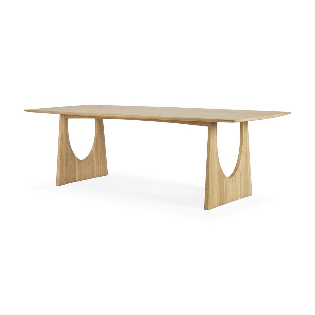 [ETHNICRAFT-GEOMETRIC-DINING-TABLE-OAK-DT-ETH-GEO-X] Ethnicraft Geometric Dining Table - Oak
