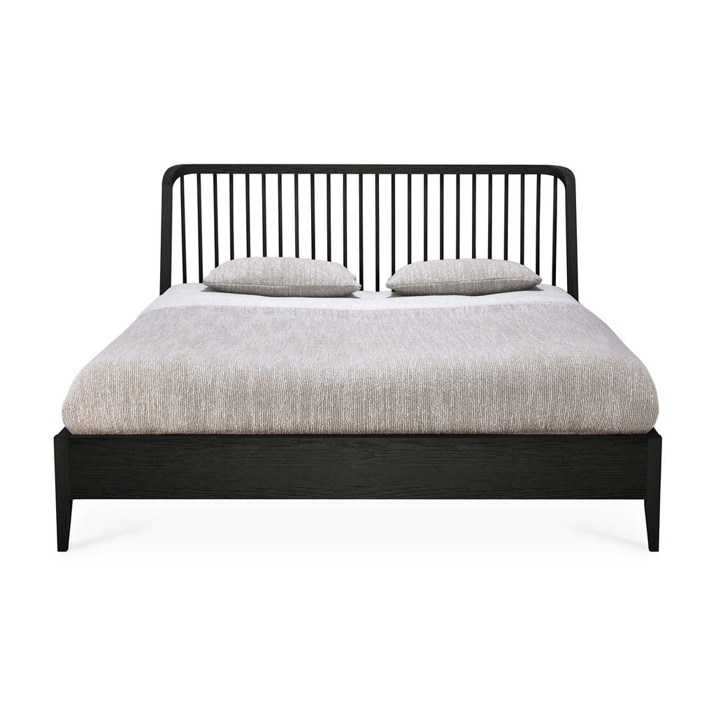 [ETHNICRAFT-SPINDLE-BEDS-BLACK-OAK-BED-ETH-SPIN-X] Ethnicraft Spindle Bed - Black Oak