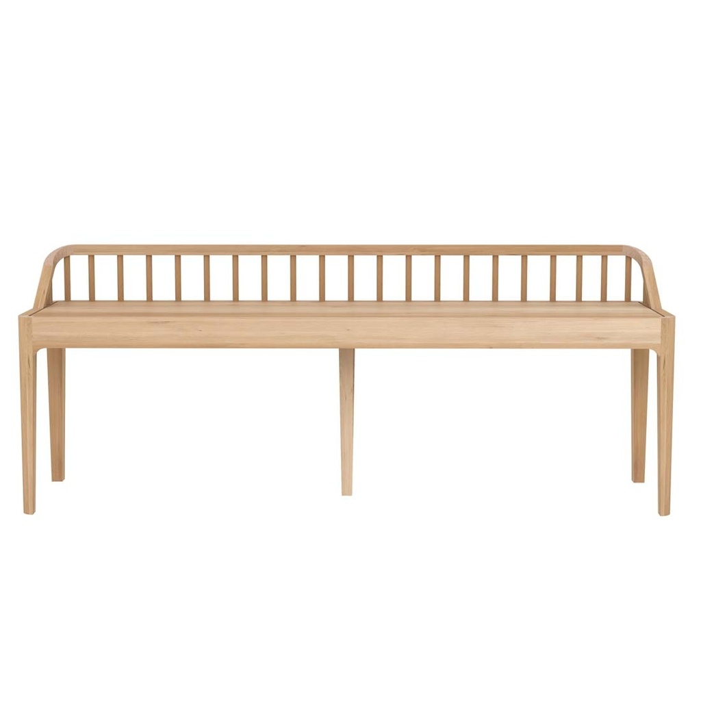 [ETHNICRAFT-SPINDLE-BENCH-SEAT-OAK-BEN-ETH-SPIN] Ethnicraft Spindle Bench Seat - Oak