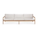 Ethnicraft Outdoor Jack 3 Seater Sofa - Off White - Teak
