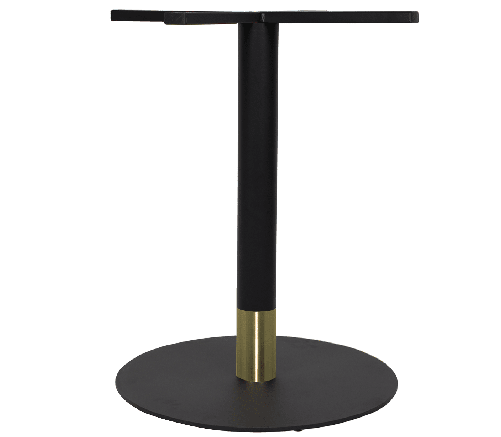 [NF590012 - 540 Blk/Black Brass] In Stock -Tivoli Disc Base Table 540