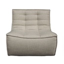 Ethnicraft Slouch 1 Seater Centre Sofa - Dark Beige