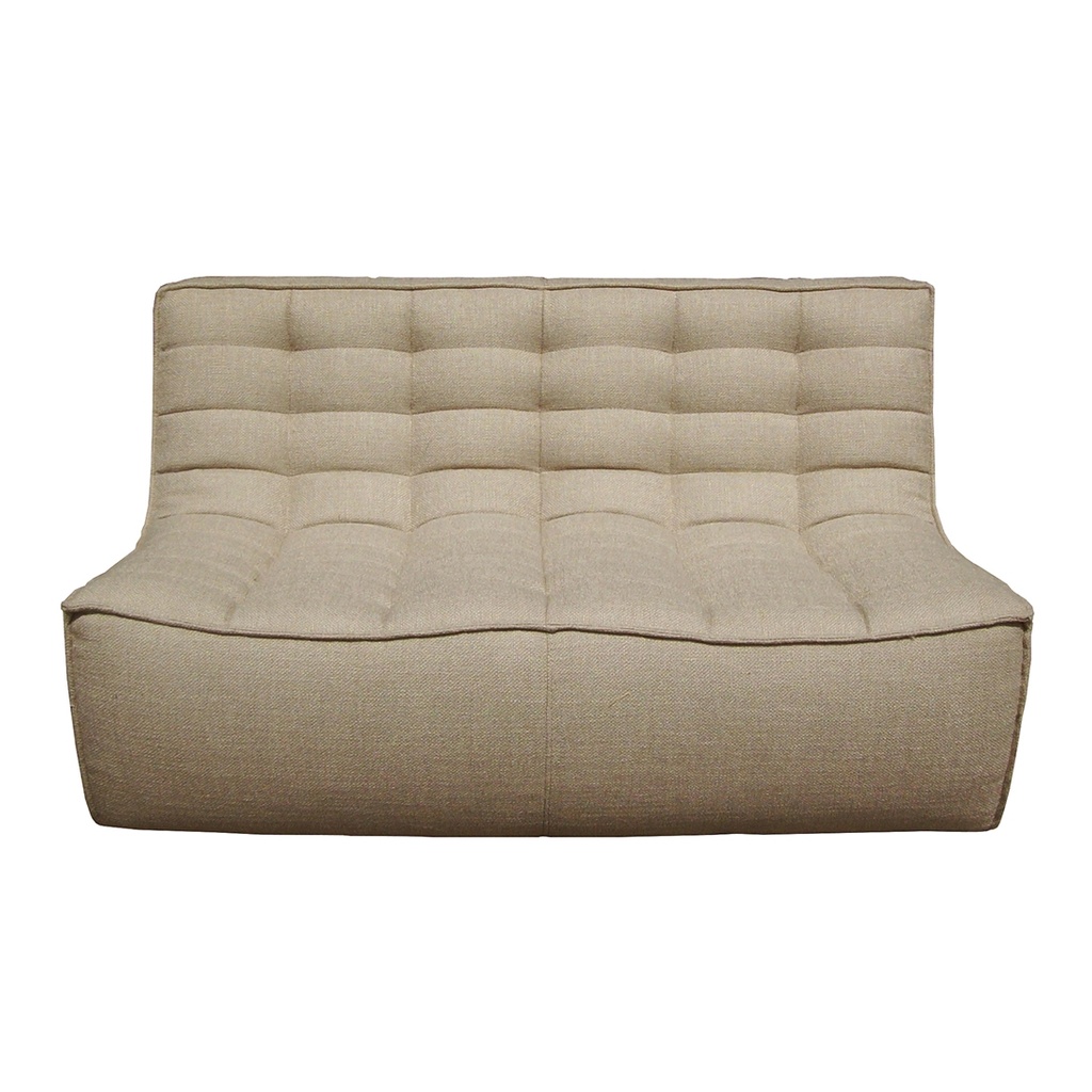 [ETHNICRAFT-SLOUCH-2-SEATER-SOFA-BEIGE-SOF-ETH-SLCH-2S-DKBEI] Ethnicraft Slouch 2 Seater Sofa - Dark Beige