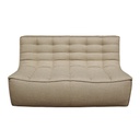 Ethnicraft Slouch 2 Seater Sofa - Dark Beige