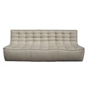 Ethnicraft Slouch 3 Seater Sofa - Dark Beige