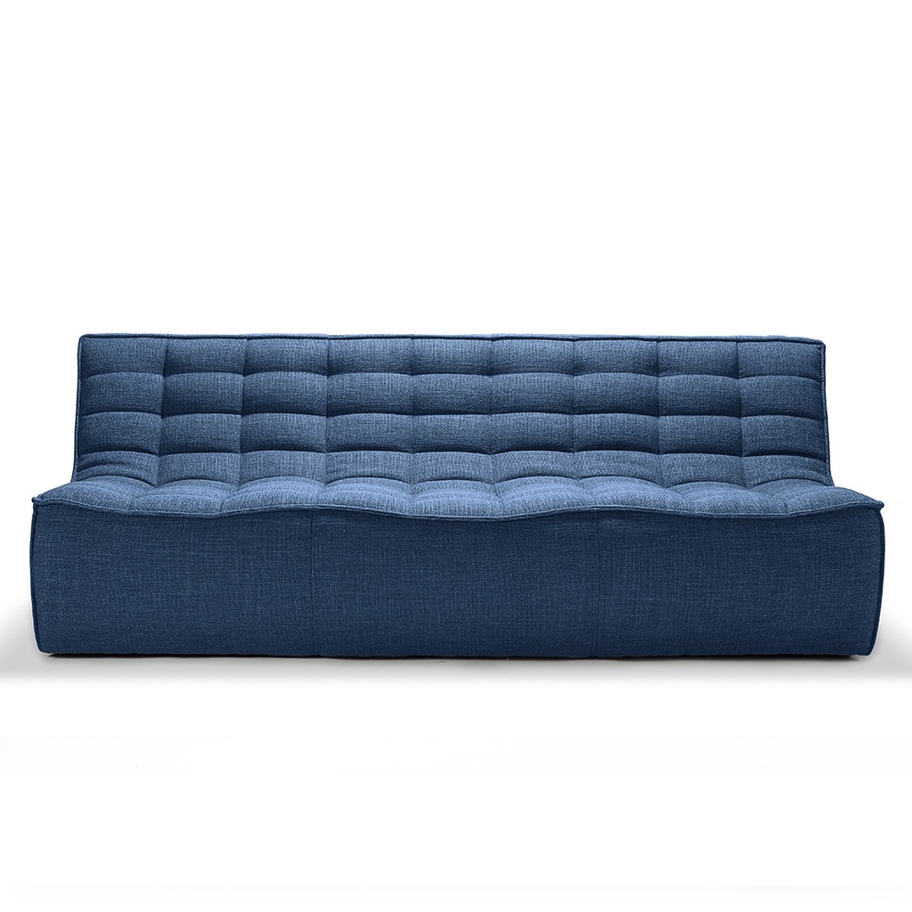 [ETHNICRAFT-SLOUCH-3-SEATER-SOFA-BLUE-SOF-ETH-SLCH-3S-BLU] Ethnicraft Slouch 3 Seater Sofa - Blue