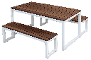 Smart Dining Table Bench Set