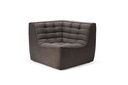 Ethnicraft Slouch Corner Sofa - Dark Grey