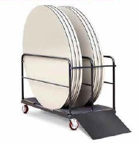 [NF750003 Ramp] Trolley - Round Table with Ramp | In Stock