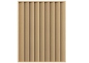 Nufurn Angle Slat Decorative Wall