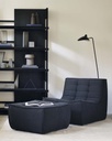 Ethnicraft Slouch 3-Seater Armless Sofa - Blue